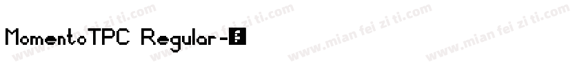 MomentoTPC Regular字体转换